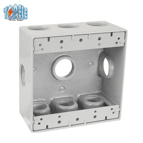 4 inch electrical box extension|4x4 watertight electrical box.